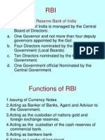 Organization of Reserve Bank of India