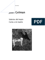 Gelman, J. - Salarios Del Impã o - Carta A Mi Madre (Ed. Planeta-Seix Barral, 2000)
