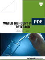 Water Mercury Content Detector