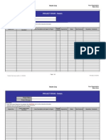 Issue Log Template