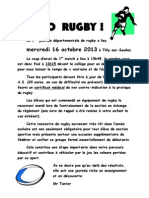 Infos Rugby