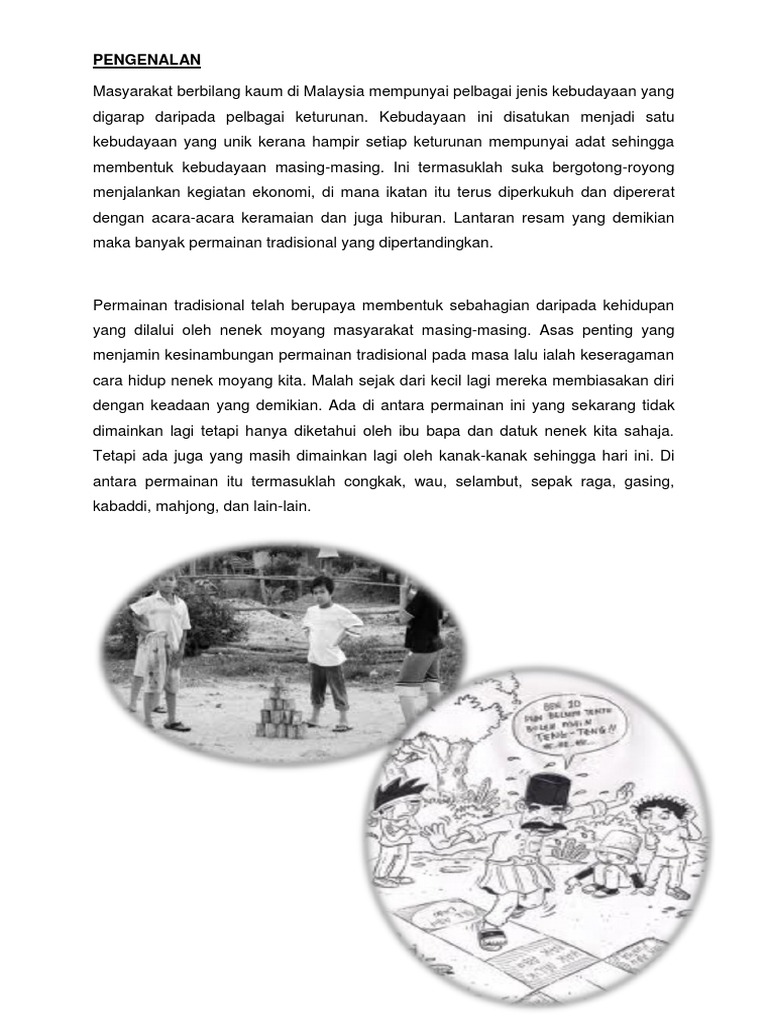Folio Permainan Tradisional Pdf