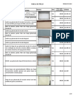 Tabela de Preços Março de 2013 - Completa 1