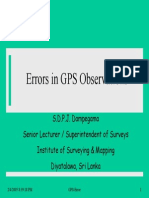 Gps Errors (P)