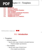 Chapter 11 - Templates: 2003 Prentice Hall, Inc. All Rights Reserved