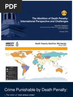 Kajian Hukuman Mati Capital Punishment International - 