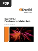 Shoretel 13.1 Install Guide