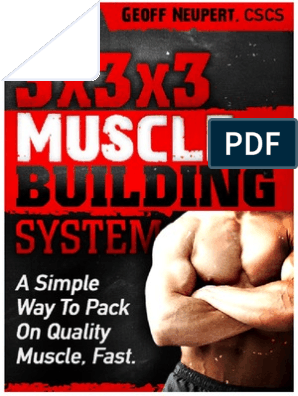 X 3 | PDF | Exercise | Muscle