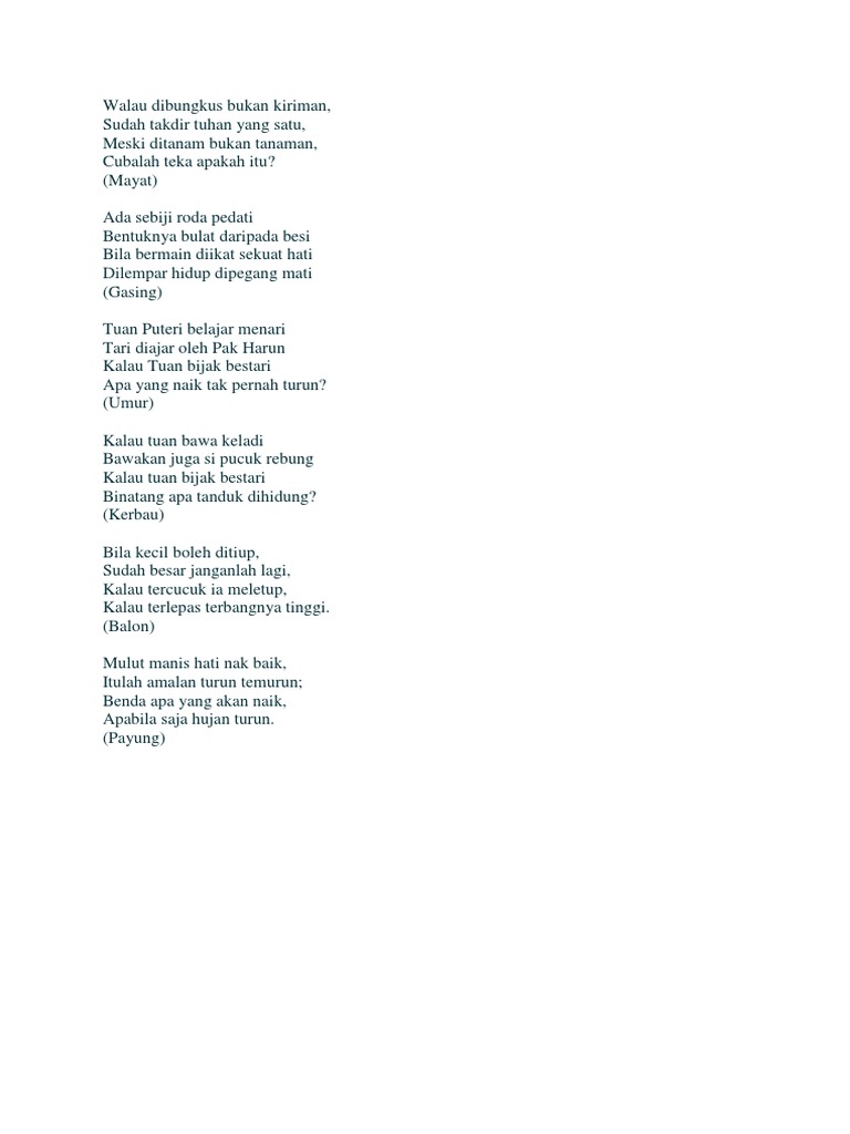 Pantun Pdf