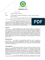 Ord. 129 Informe Validacion Contrato Servicios de Aseo