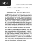 Download an Ekspor-impor Dan Ketidak-stabilan Penerimaan Ekspor Komoditas Sayuran Di Indonesia by vicianti1482 SN17558324 doc pdf