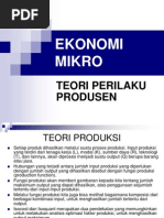 Perilaku Produsen