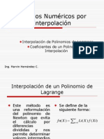 presentación Métodos Numéricos por Interpolación.ppt