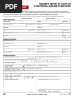 WSIB Health Professional's Report Form 8 | PDF | Injury | Diseases And ...