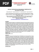 Comparacion de 6 Salchichas Comerciales