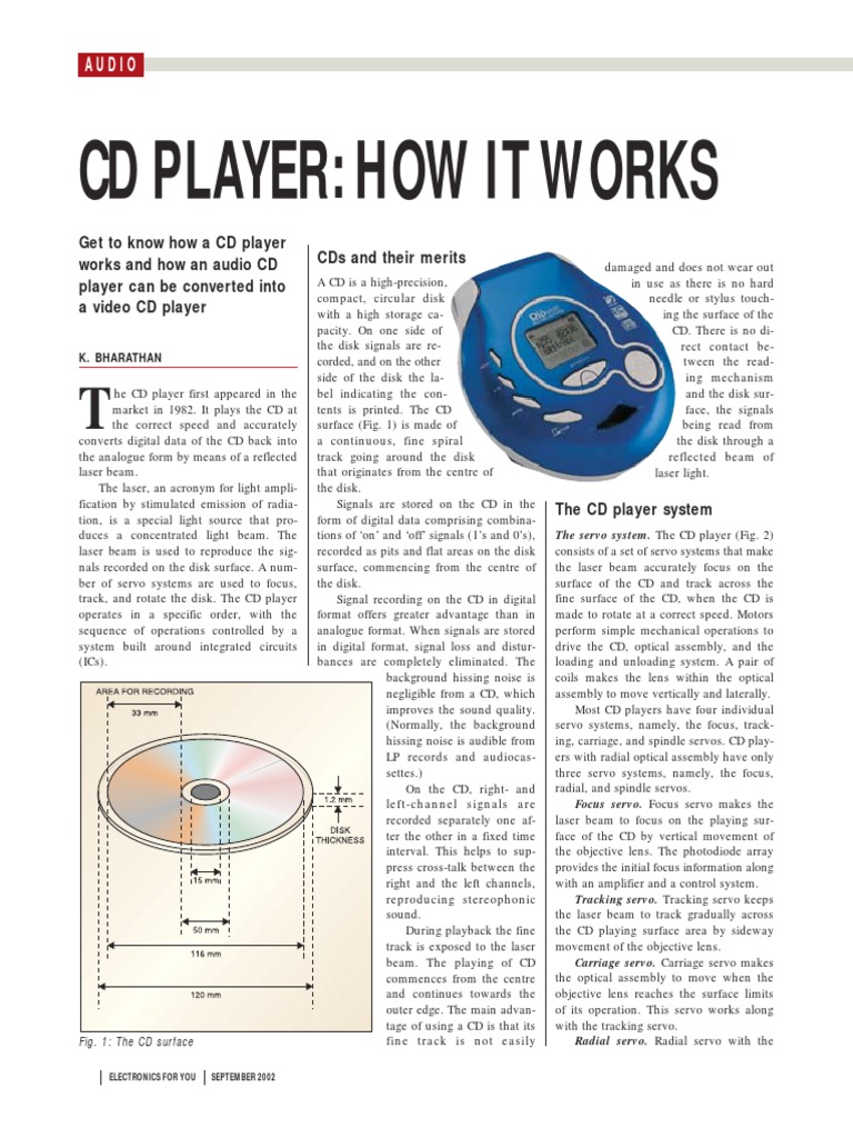 Audio CD Player Works | PDF