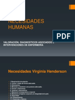 Necesidades humanas: Respiración y oxigenación