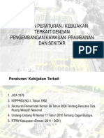 (LAMPIRAN TOR) PERATURAN Terkait Dengan Prambanan