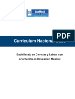 CNB Bachillerato en Ciencias y Letras Con Orientación en Educación Musical