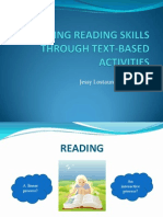 Developing Reading Skills Through Text-Based Activities