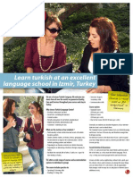 Turkish Language: Learn Turkish at An Excellent Language School in Izmir, Turkey