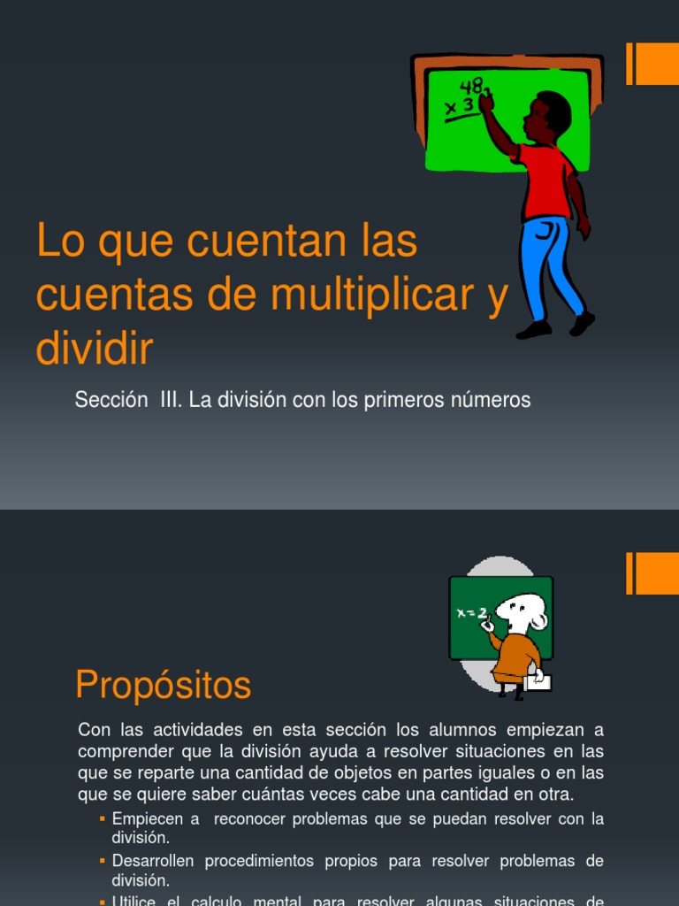 Lo Que Cuentan Las Cuentas de Multiplicar y Dividir | Multiplicación
