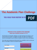 Academic Plan Challenge