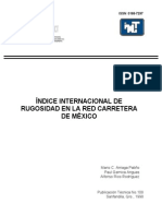 Indice de Rugosidad Internacional Mexico
