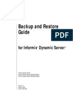 Backup and Restore Informix