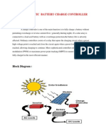 Photovoltic Battery Charge Controller