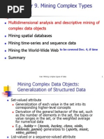 Mining Comlex Types of Data