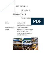 Kerja Kursus Sejarah Bangunan Keretapi Tanah Melayu Tingkatan 3 2009