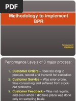 Methodology To Implement BPR: Ramkumar.K 12MBA036