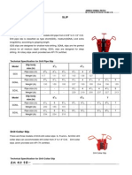 Technical Specification For Drill Pipe Slip Model Slip Body Size (In) 3 / 4 / 5