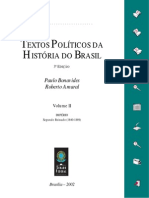 Textos Políticos da História do Brasil - Vol. 2 - Império - Segundo Reinado (1840-1889)