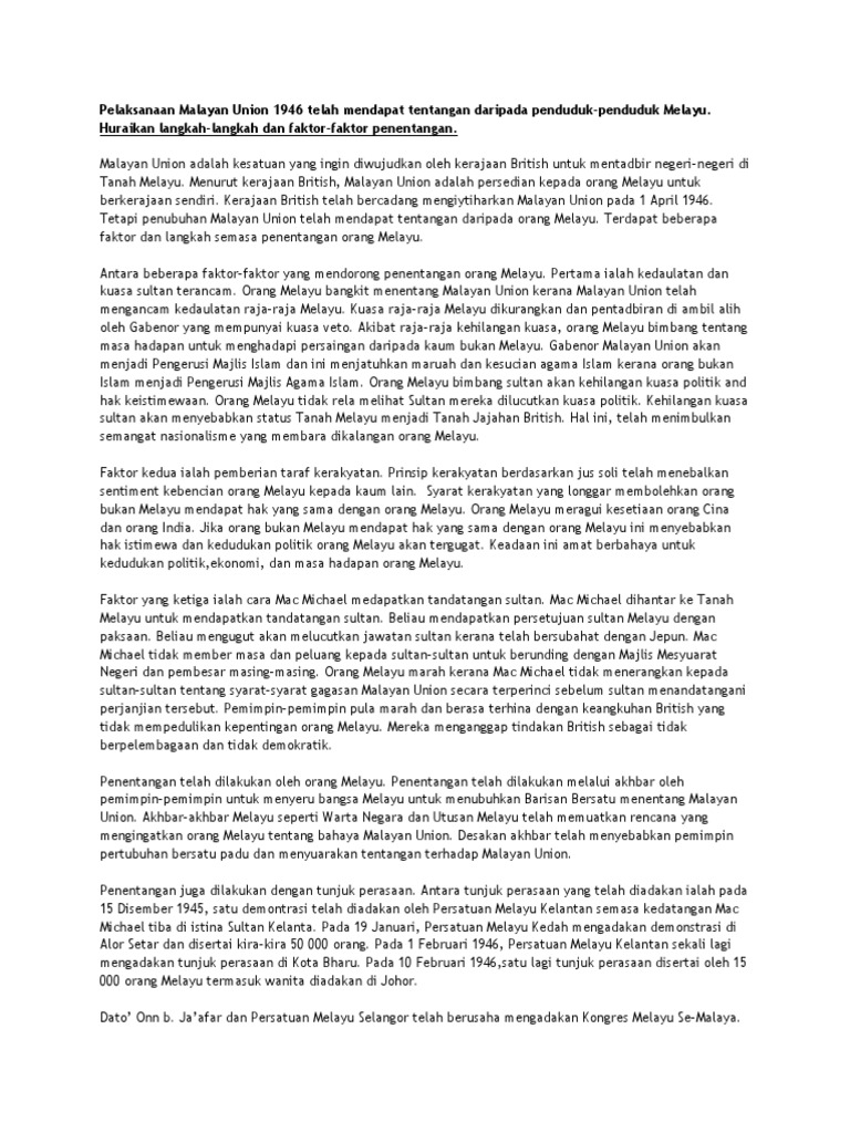 Malayan Union  PDF