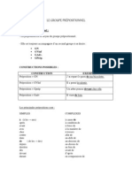 Les Prepositions