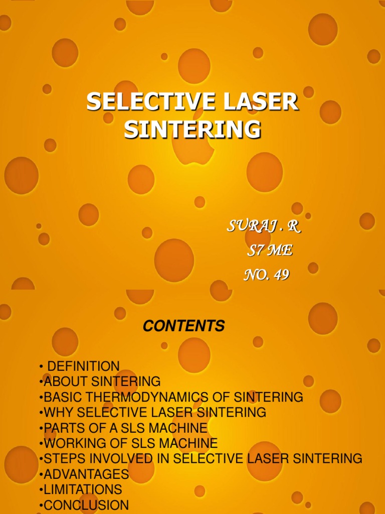Selective Laser Sintering Overview | PDF | Sintering | Business Process