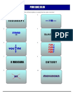 Dingbats Picture Quiz