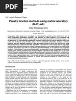 Download Penalty function methods using matrix laboratory MATLAB by Klosi Szilrd SN175731533 doc pdf