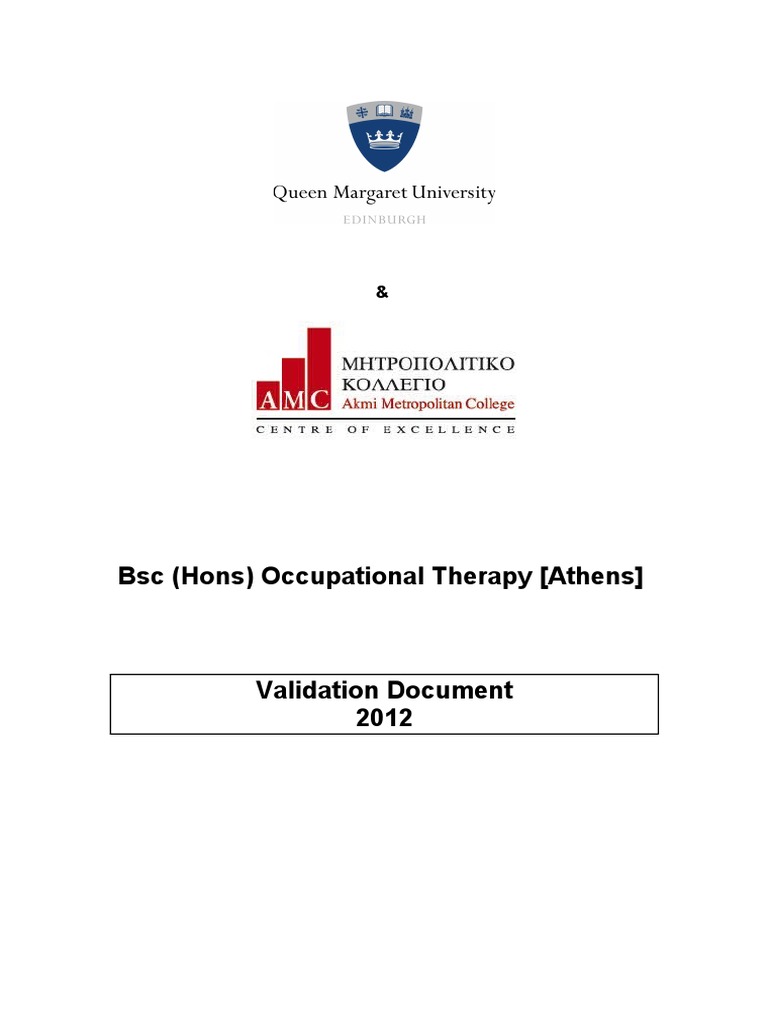 Suggestionfinal-OT Validation Document | PDF | Occupational Therapy ...