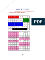 Sodoku de Diez Por Diez