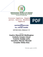 Cirrosis HTP Ascitis Encefalopatía