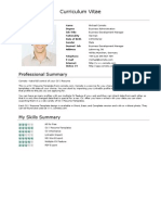 Comoto CV Template Normal Short