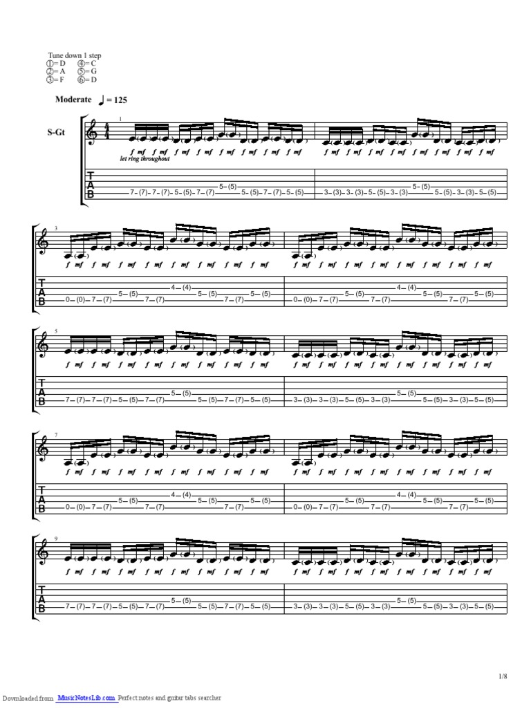 Guitar Tabs for MusicNotesLib | PDF | Celtic Musical Instruments ...