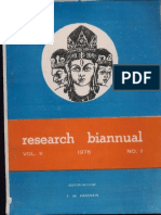 Jammu & Kashmir State Research Biannual Vol II 1978 No 1 - Ed. F.M Hassnain