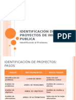 Sistema Nacional de Inversión Publica identificacion s