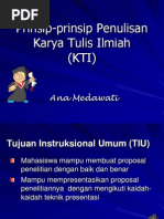 Download Prinsip-Prinsip Penulisan Karya Tulis Ilmiah KTI by Vivi Marizki SN175742271 doc pdf