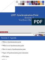 QTP Training Session3-Synchronisation