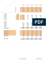 Revenue Projection Template V 1.00